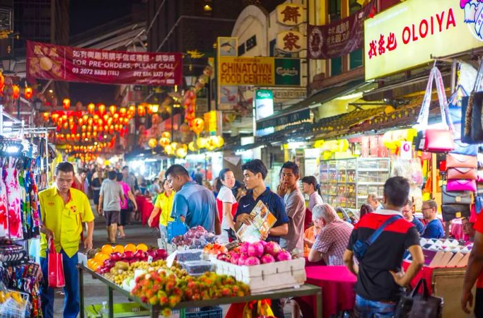 Chinatown in Kuala Lumpur