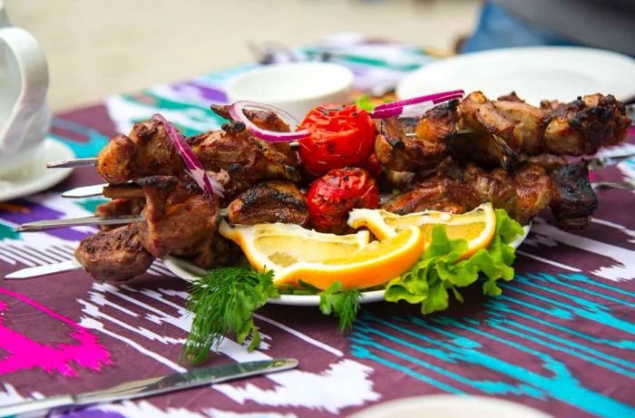 Shashlik: A Delicacy of Uzbek Cuisine