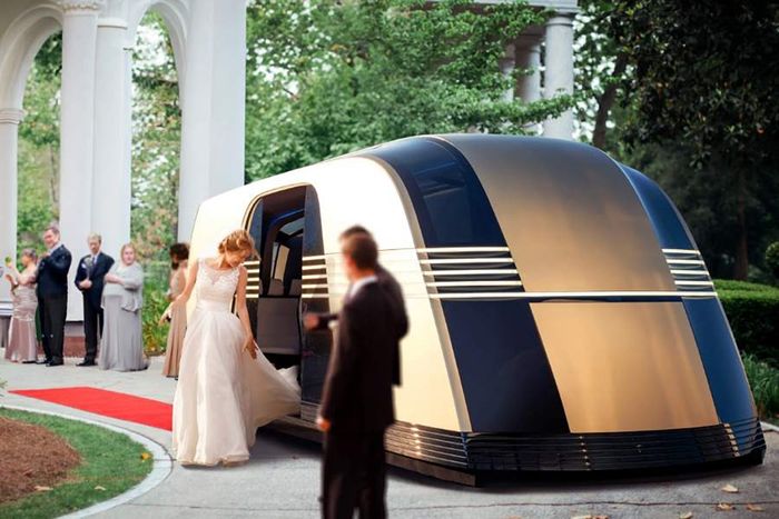Tesla Robovan mang thiết kế hiện đại.