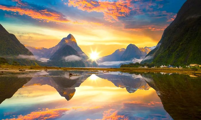 Fiordland National Park in New Zealand