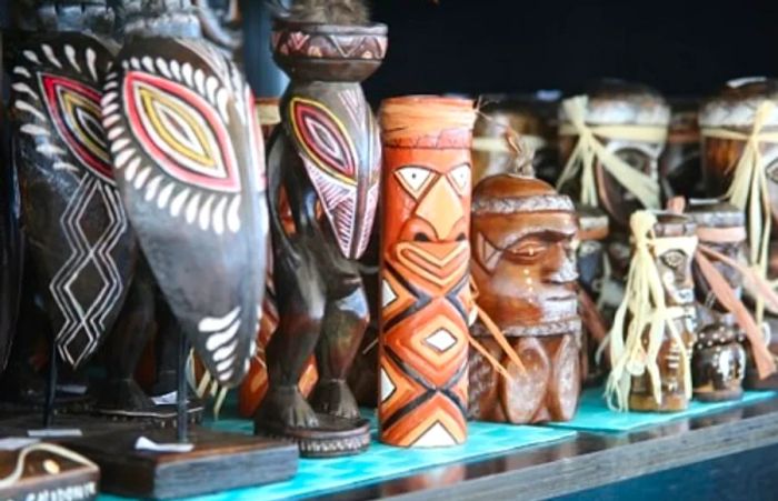 local artisan goods at the markets in Noumea