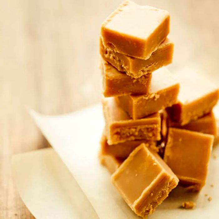 a stack of Grenadian fudge