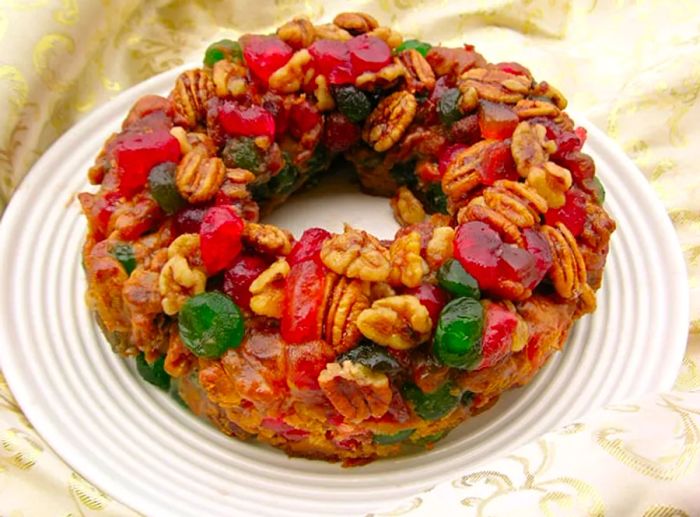 Christmas fruit cake from Grand Cayman infused with rum