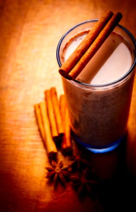 rich hot chocolate prepared with cocoa sticks from St. Lucia