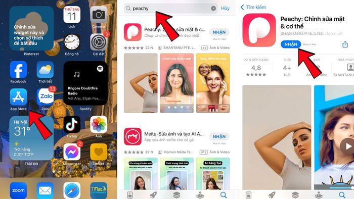 Hướng dẫn tải ứng dụng Peachy cho iOS