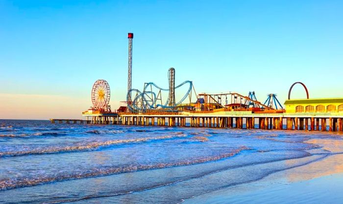 Image of the Galveston, Texas pier.