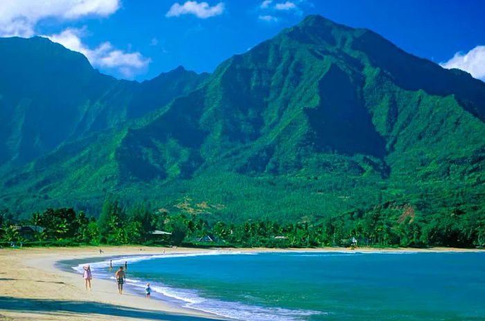 Kauai beach in Hawaii