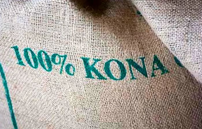 bag of premium 100% Kona coffee beans