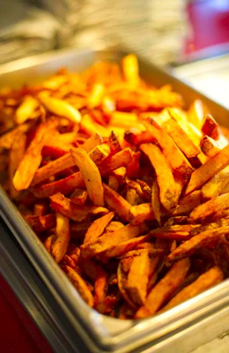 a platter of fries