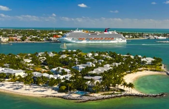 Dinogo ship docked in Key West