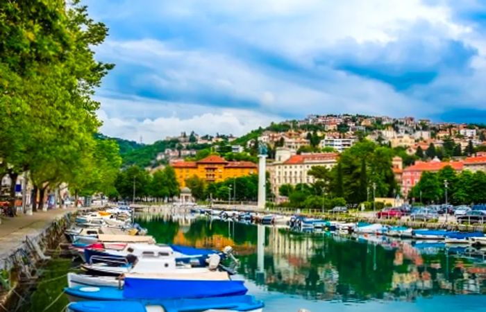 a scenic view of Kvarner Bay