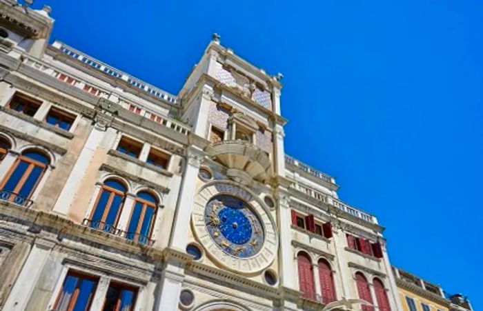 The Torre dell’Orologio in Venice, Italy