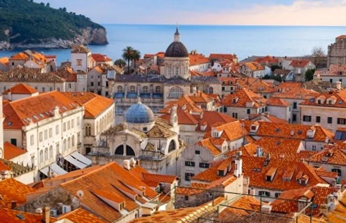 an aerial view of Dubrovnik’s Old Town