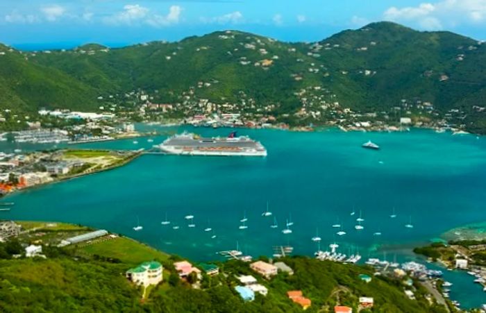 the refreshing breeze in Tortola