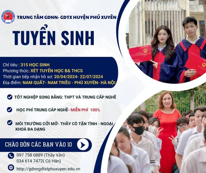 Hình ảnh 1 của Trung Tâm GDNN - GDTX Huyện Phú Xuyên