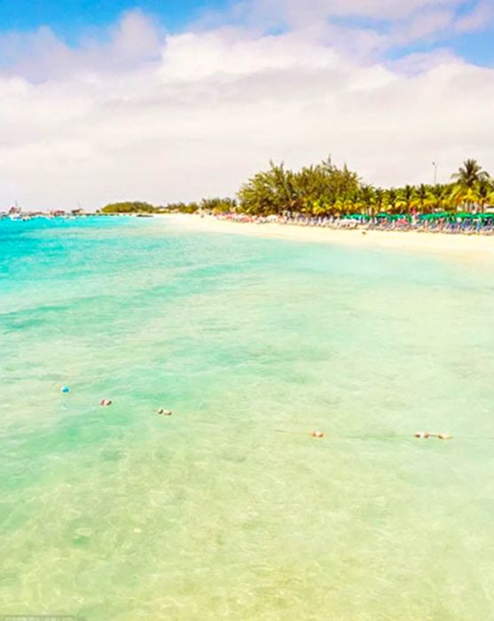 The pristine azure waters of Grand Turk