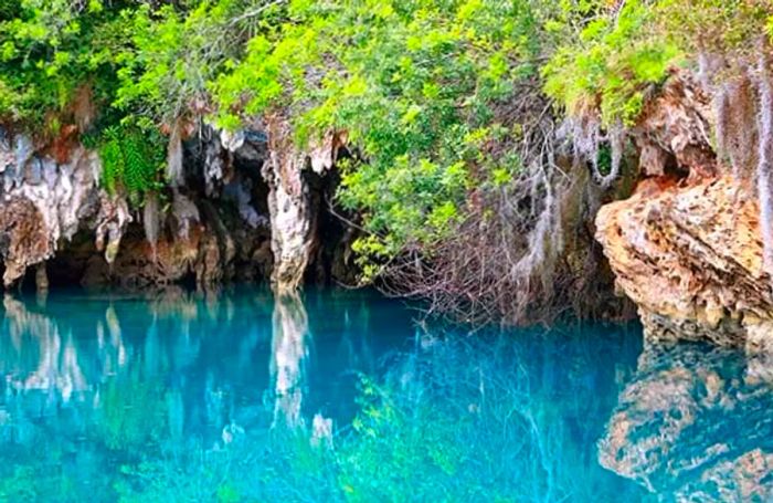 caves near the stunning blue waters of Bermuda