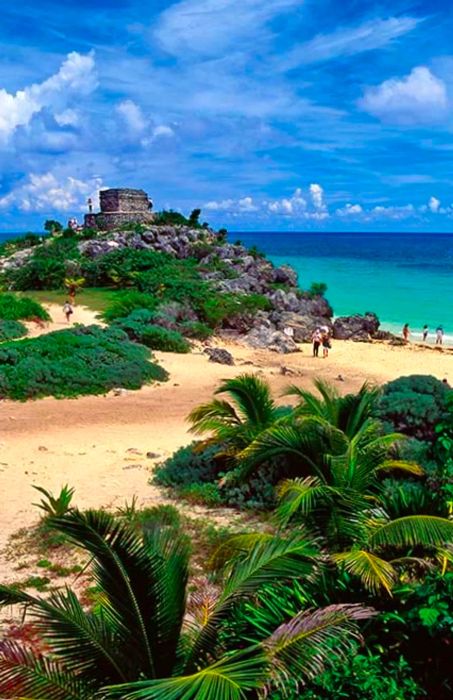 ruins in Tulum, Mexico