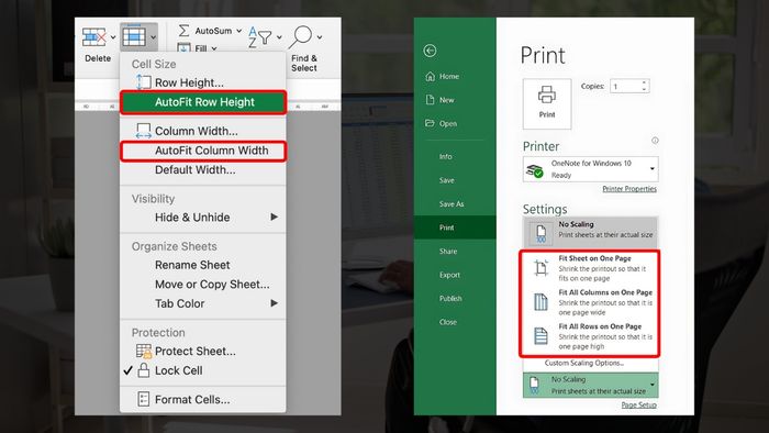 cách điều chỉnh lề trong excel