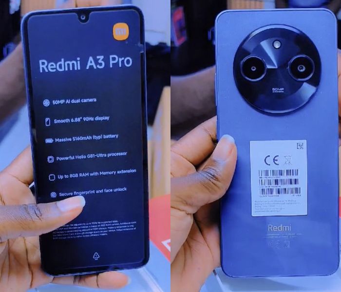 Thông tin về Redmi A3 Pro