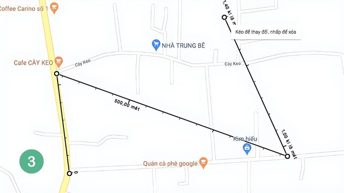 hướng dẫn đo khoảng cách trên Google Map bằng máy tính