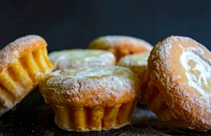 a selection of queijadas da vila