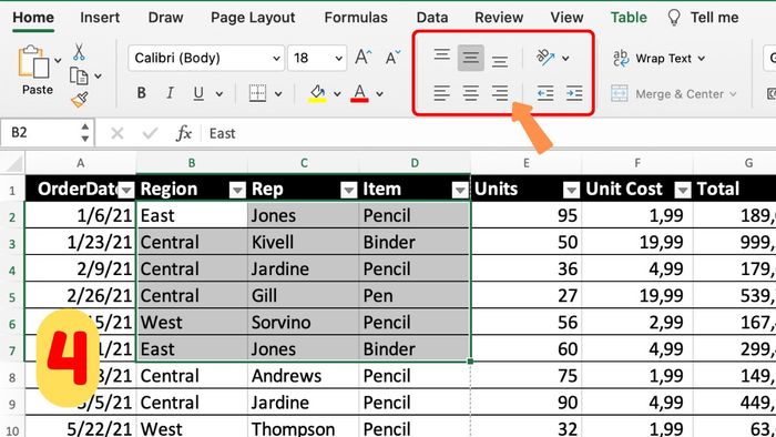 cách căn lề trong excel