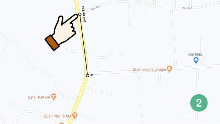 cách đo khoảng cách trên Google Map qua máy tính