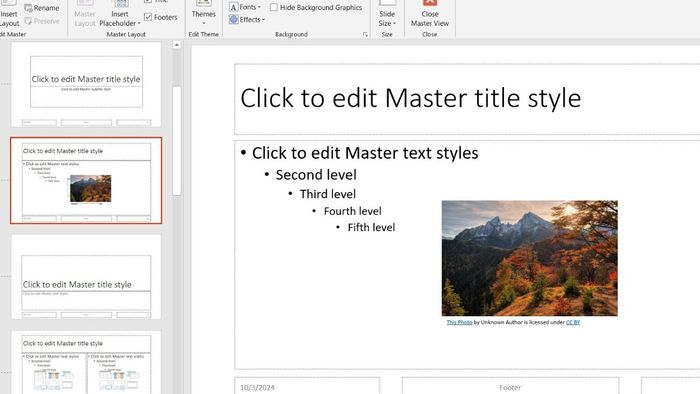 Slide Master trong PowerPoint