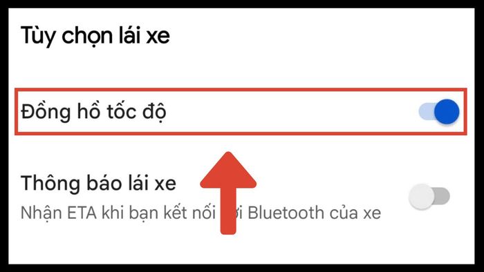 Kích hoạt tính năng cảnh báo tốc độ trên Android