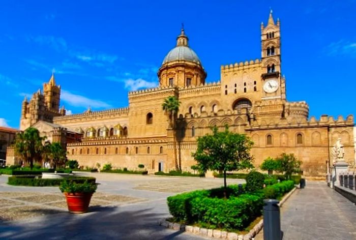 The Duomo of Palermo, Italy.