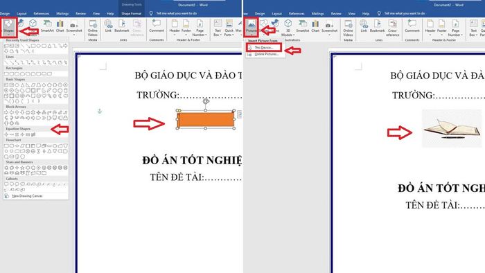 Hướng dẫn tạo bìa tiểu luận trong Word