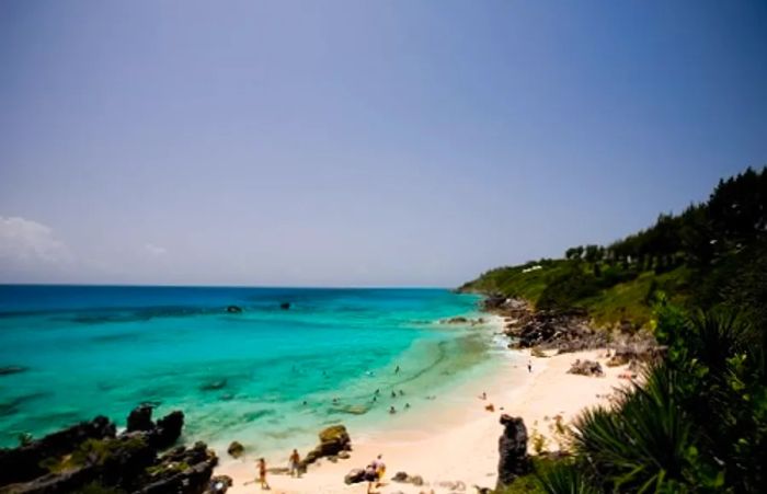 Shelly Bay Beach in Bermuda.