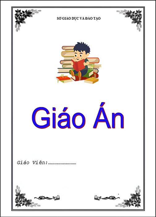 Mẫu bìa giáo án chuẩn mà không tốn phí