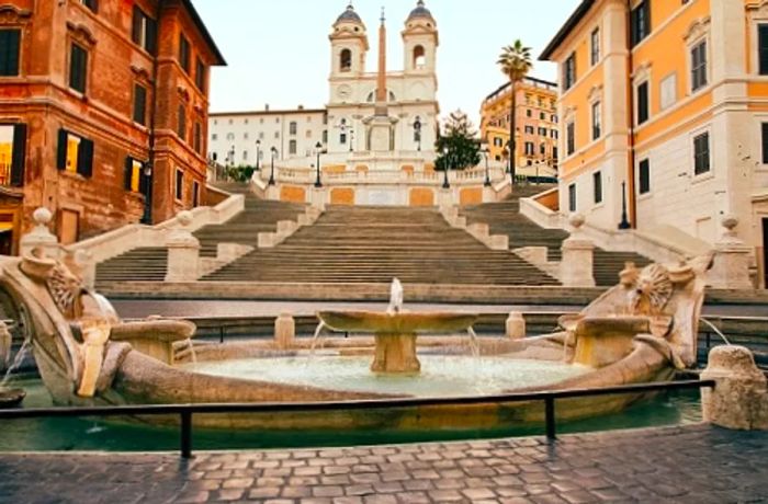 The Spanish Steps in Rome