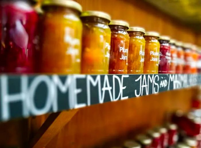 homemade jams crafted from guavaberries