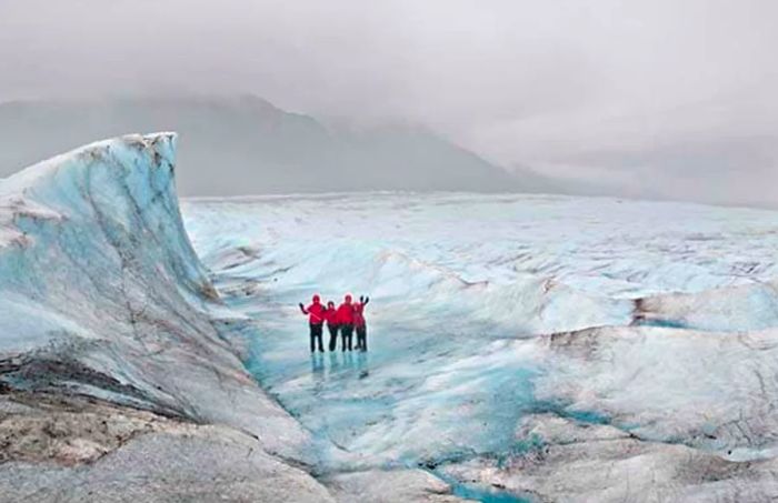 Hikers in Juneau, Alaska