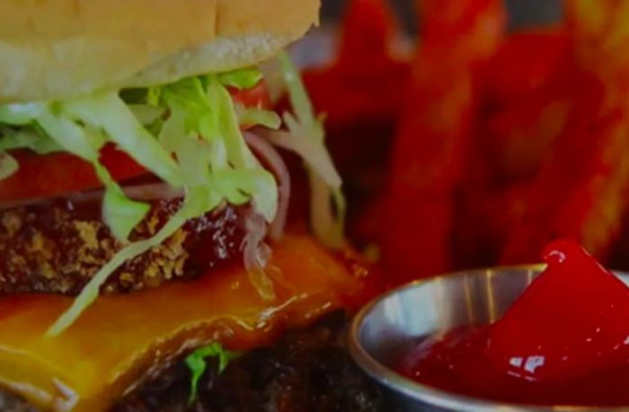 Guy Fieri's The Ringer Burger