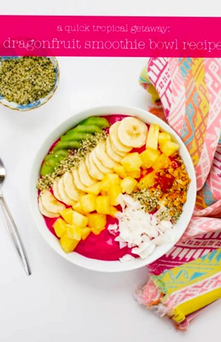 Drea’s Recipe for a Dragon Fruit Smoothie Bowl