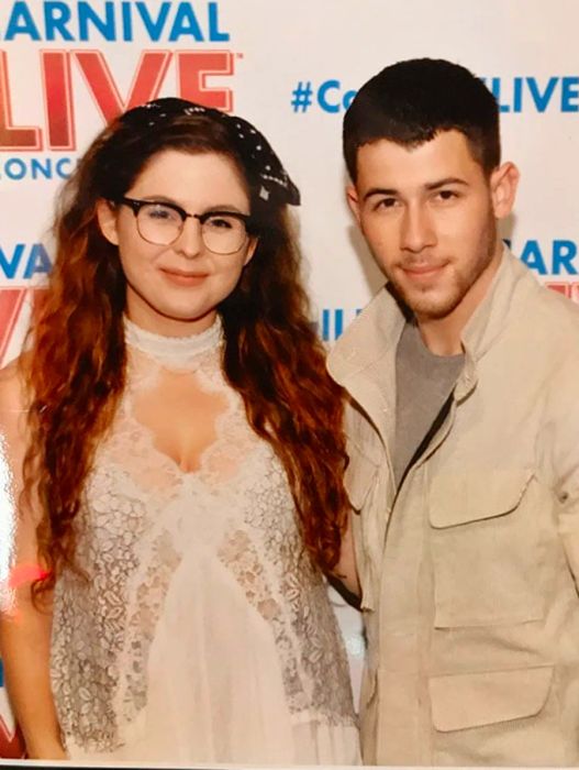 Noelle with Nick Jonas