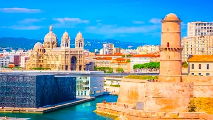 Fort Saint Jean adjacent to the Old Port of Marseille