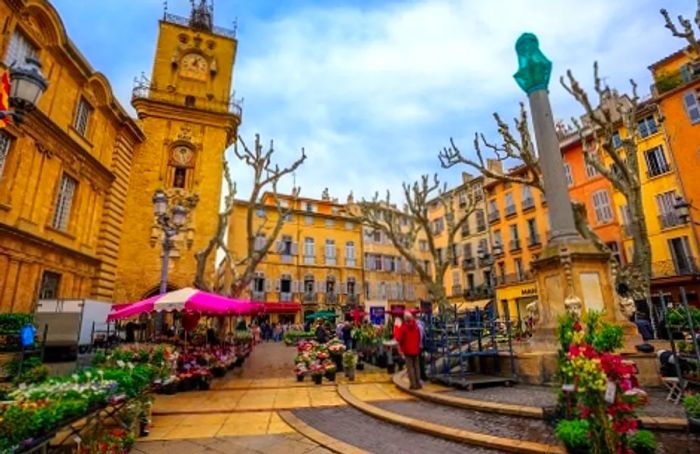 A street view of Aix-en-Provence