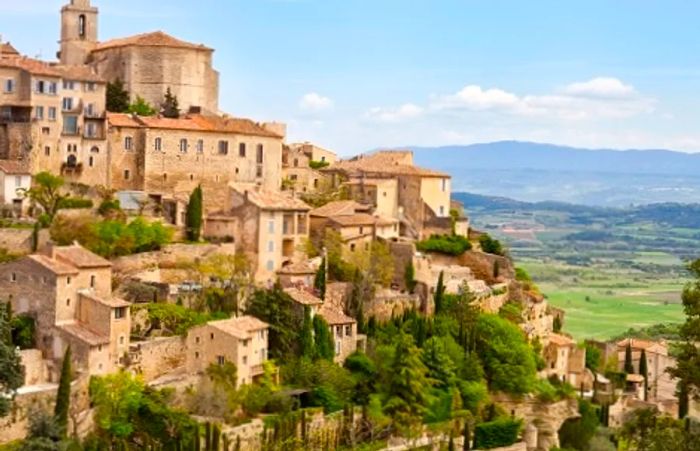 A view of Gordes in the Provence region of France