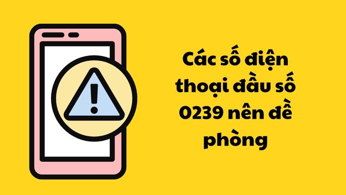 Đầu số 0239 là mạng nào và những số điện thoại nào nên đề phòng?