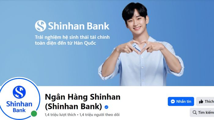 Liên hệ tổng đài Shinhan Bank qua Facebook