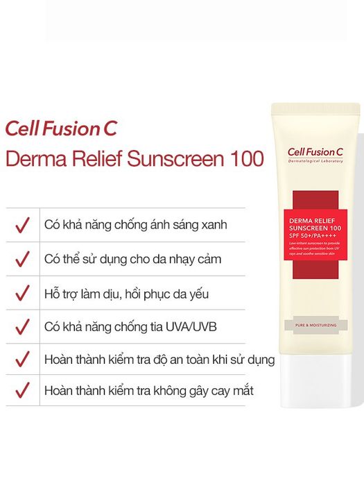 Hình ảnh Kem Chống Nắng Cell Fusion C Derma Relief Sunscreen 2