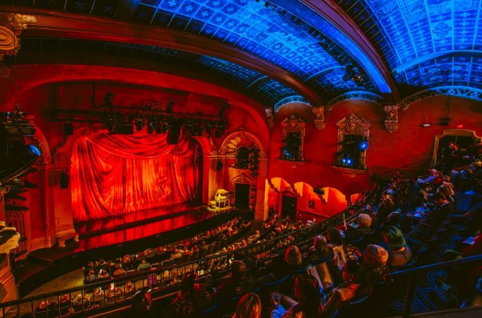 Interior view of the Pasadena Playhouse