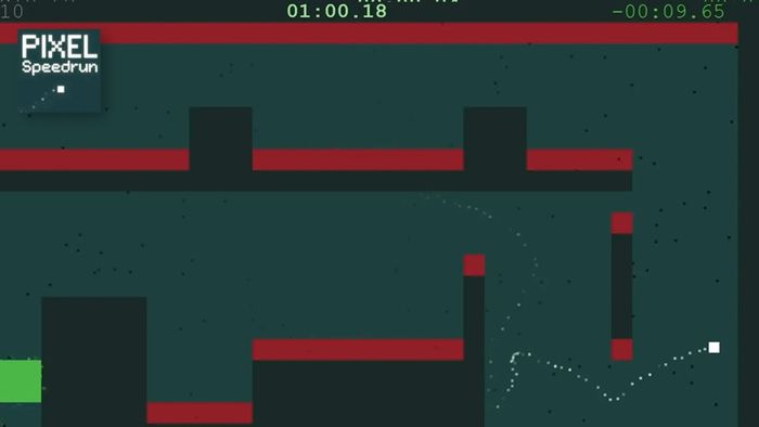 Pixel Speedrun yêu cầu phản xạ nhanh