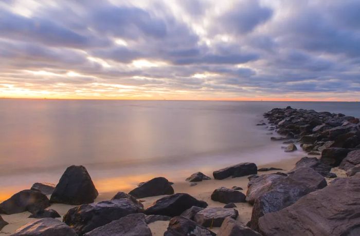 Sunrise from Dauphin Island East End