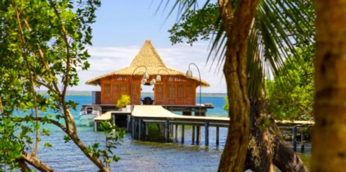 Dining at the Nayara Bocas del Toro hotel in Panama